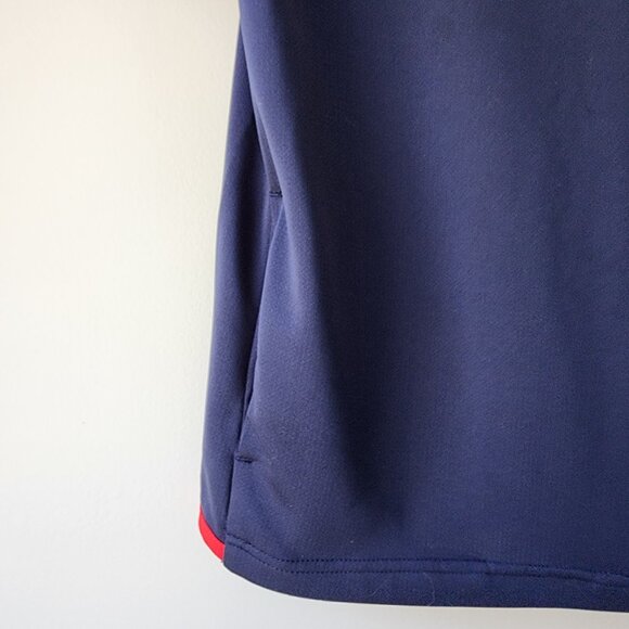 NFL New England Patriots Quarter Zip | Youth Large 14-16 | Lightweight EUC Red - Picture 5 of 7